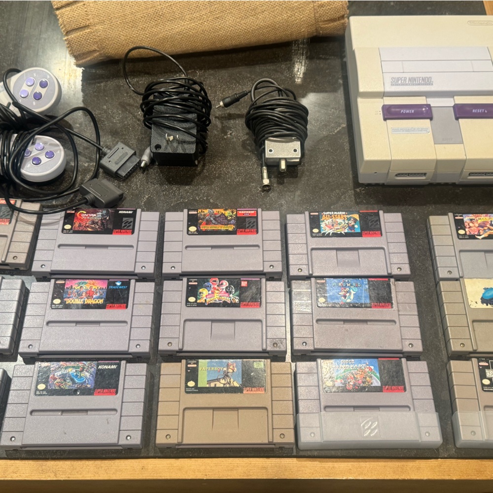 Original Super Nintendo Entertainment System Bundle Pack